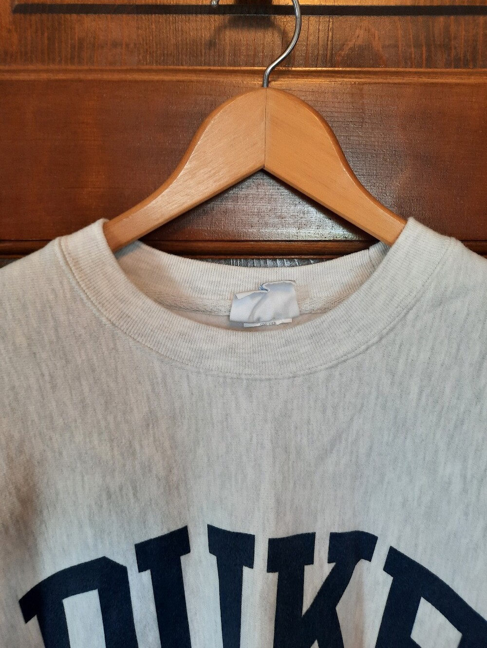 Champion Reverse Weave Duke University Gray Unisex Crewneck Sweatshirt Size L - Picture 4 of 13